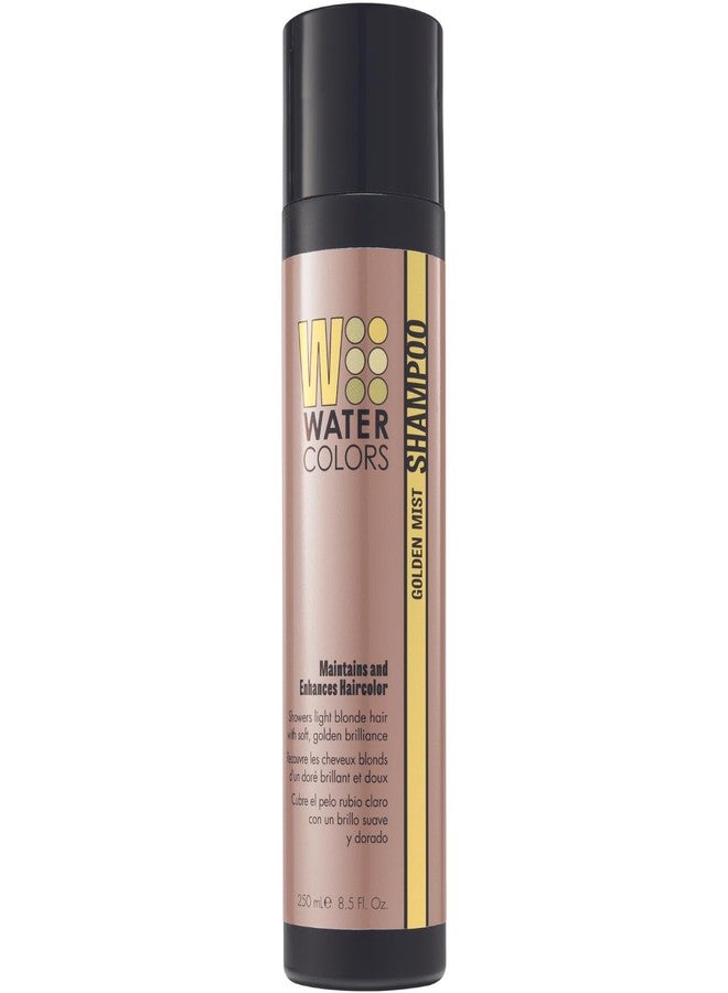 Watercolors Color Depositing Shampoo, Semi Permanent Hair Color 8.5 oz - GOLDEN MIST - Image 1